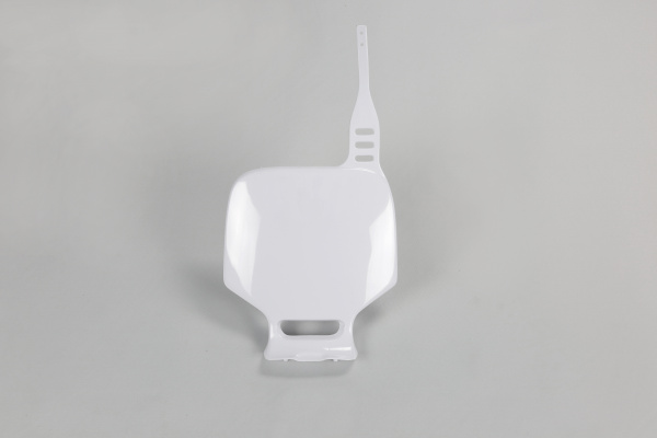 Portanumero Anteriore bianco per Yamaha YZ 80 (1993-02) - YZ 85 (2002-14)